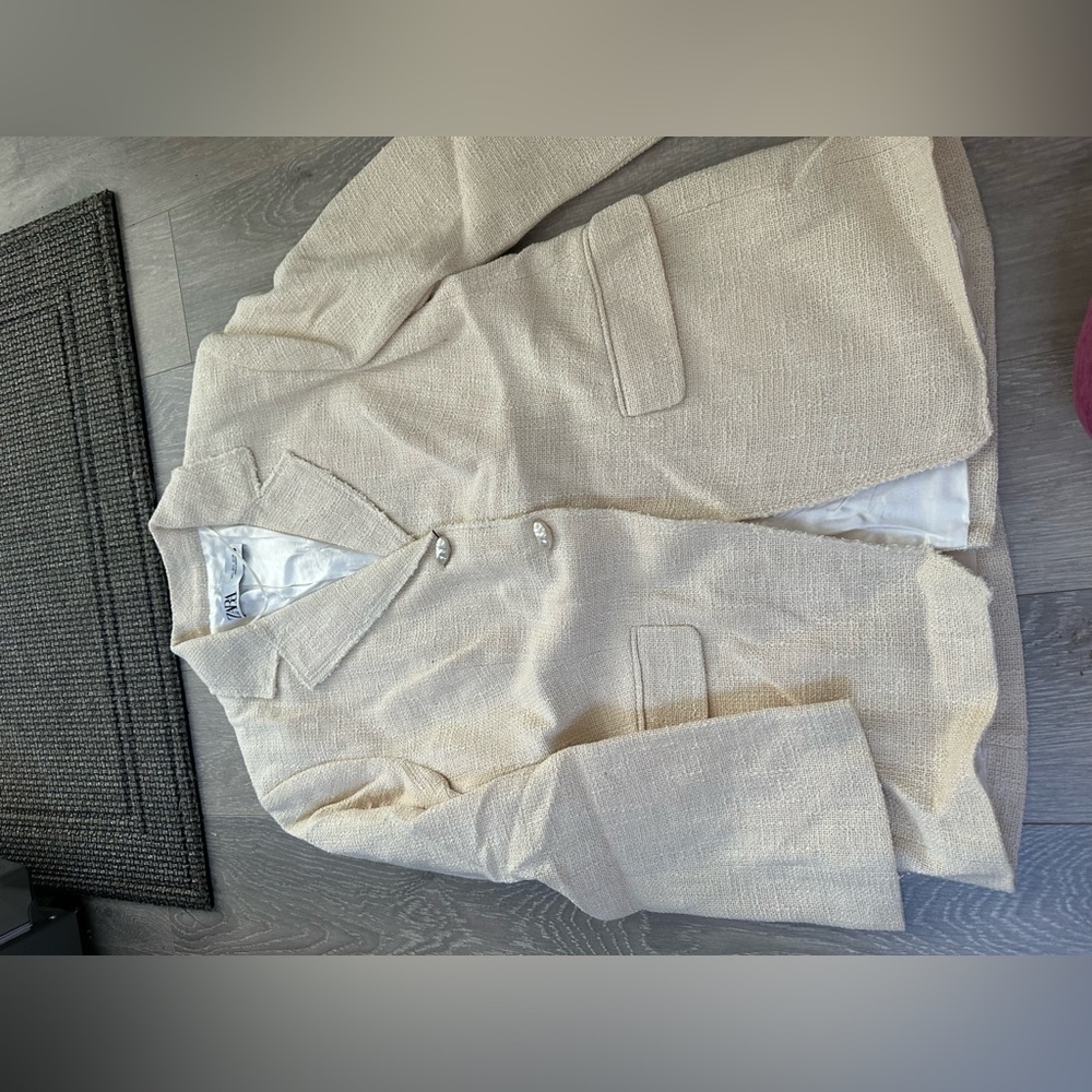 Zara textured pocket blazer - Picture 9 of 9